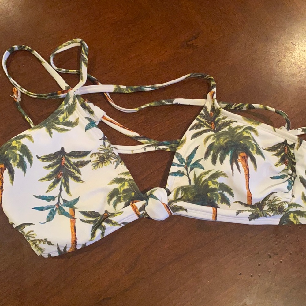 Palm tree bikini top